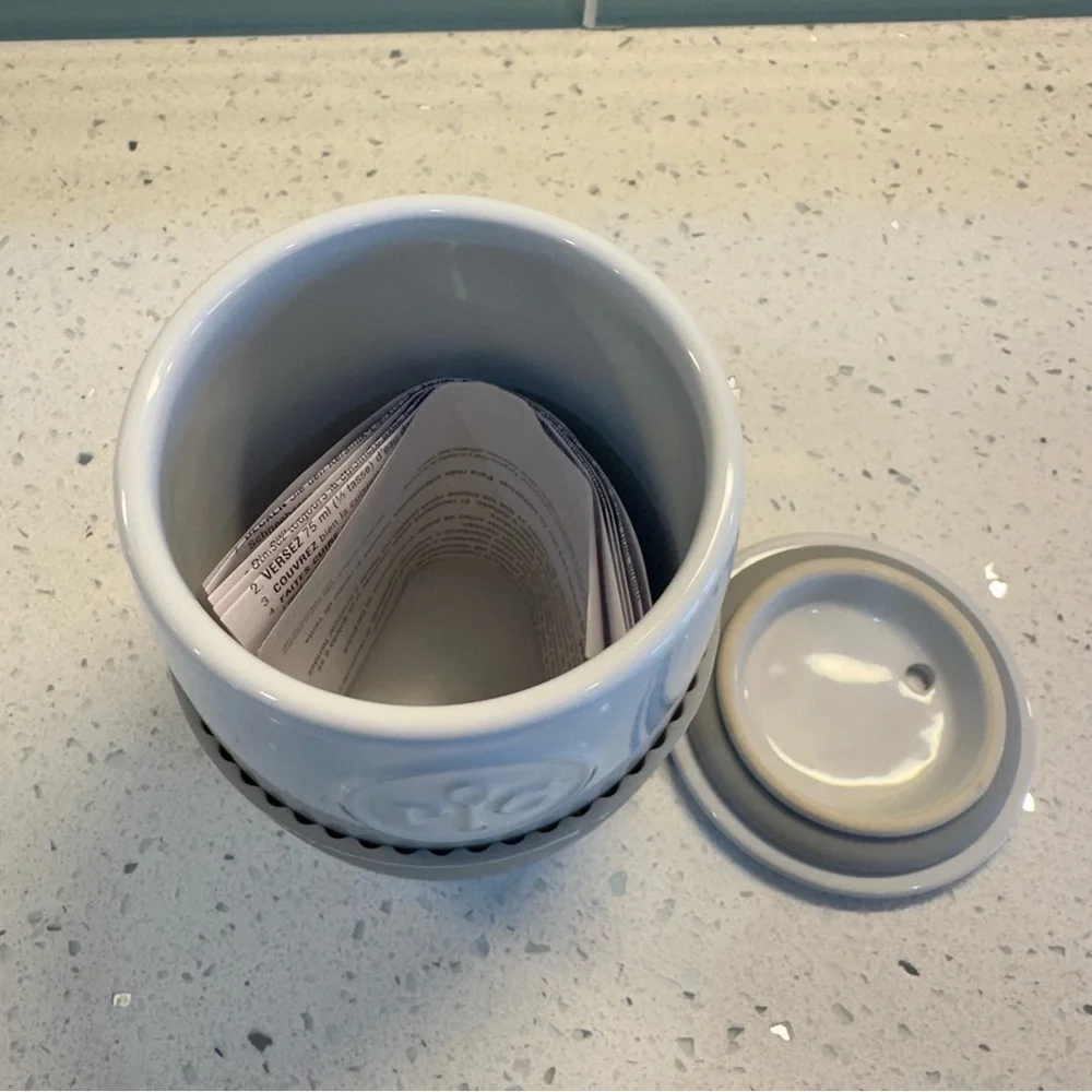 Pampered Chef Ceramic Egg Cooker (model #1529) Never Used